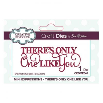 Creative Expressions Stanzschablone - There's Only One Like You